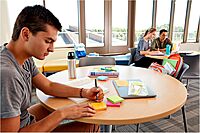 Post-it Super Sticky Notes, 3x3 in, 12 Pads, 2X The Sticking Power, Energy Boost Collection, Bright Colors (Orange, Pink, Blue, Green),Recyclable (654-12SSUC)