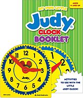 Judy Carson Dellosa 5" x 5" Mini Clock and My Own Little Clock Booklet with Telling Time Activities