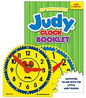 Judy Carson Dellosa 5" x 5" Mini Clock and My Own Little Clock Booklet with Telling Time Activities