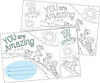 BARKER CREEK Recognition Awards and Bookmarks, Color Me You are Amazing