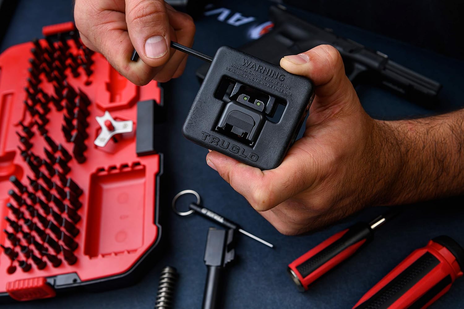 TruGlo Sight-Setter Durable Compact Lightweight Easy-to-Use Rear Sight Adjustment Tool Compatible with All Glock Models One