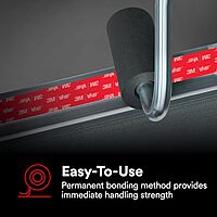 3M VHB Tape 4991, Gray, 1/2 in x 36 yd, 90 Mil