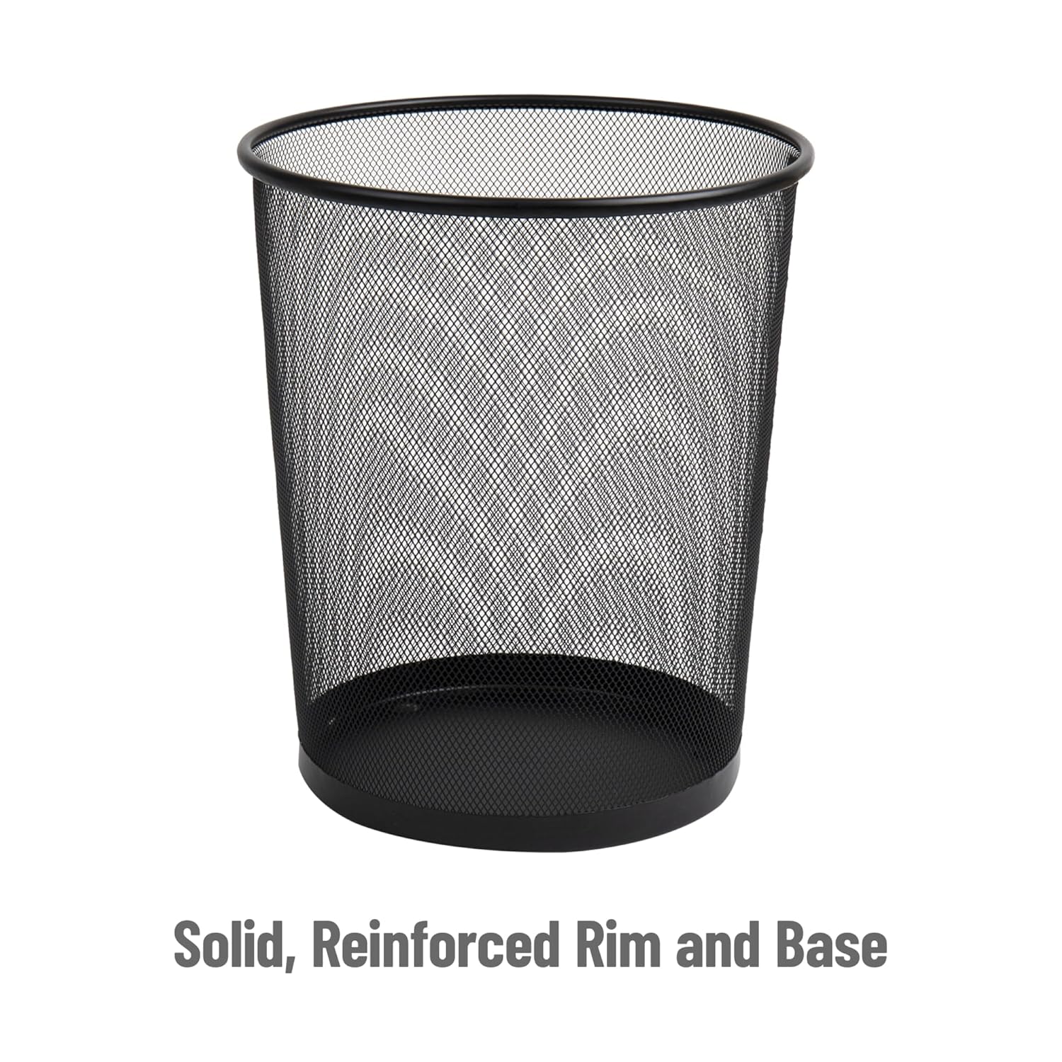 MIND READER Mesh Trash Can, Metal Mesh Waste Basket