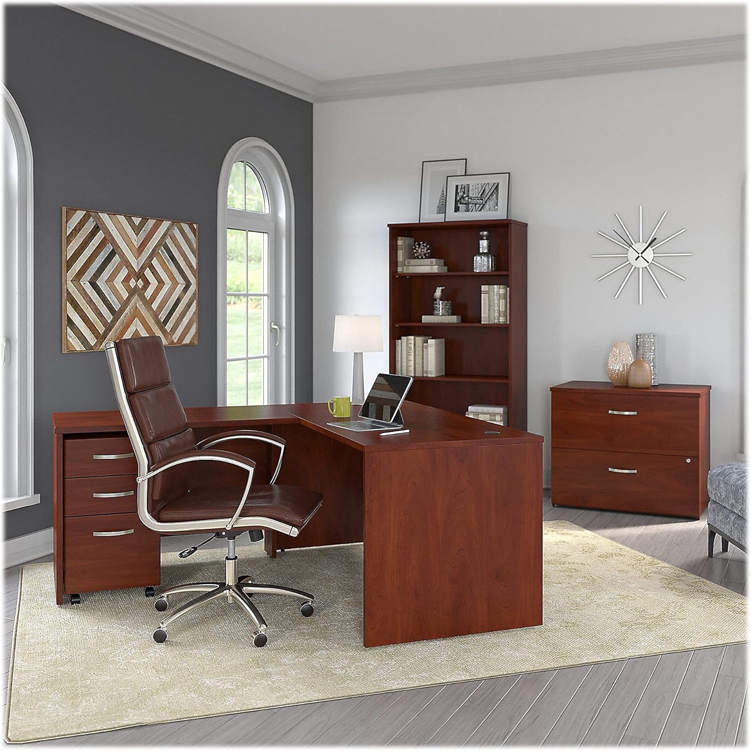 Bush Business Furniture Studio C Tall 5 Shelf Bookcase