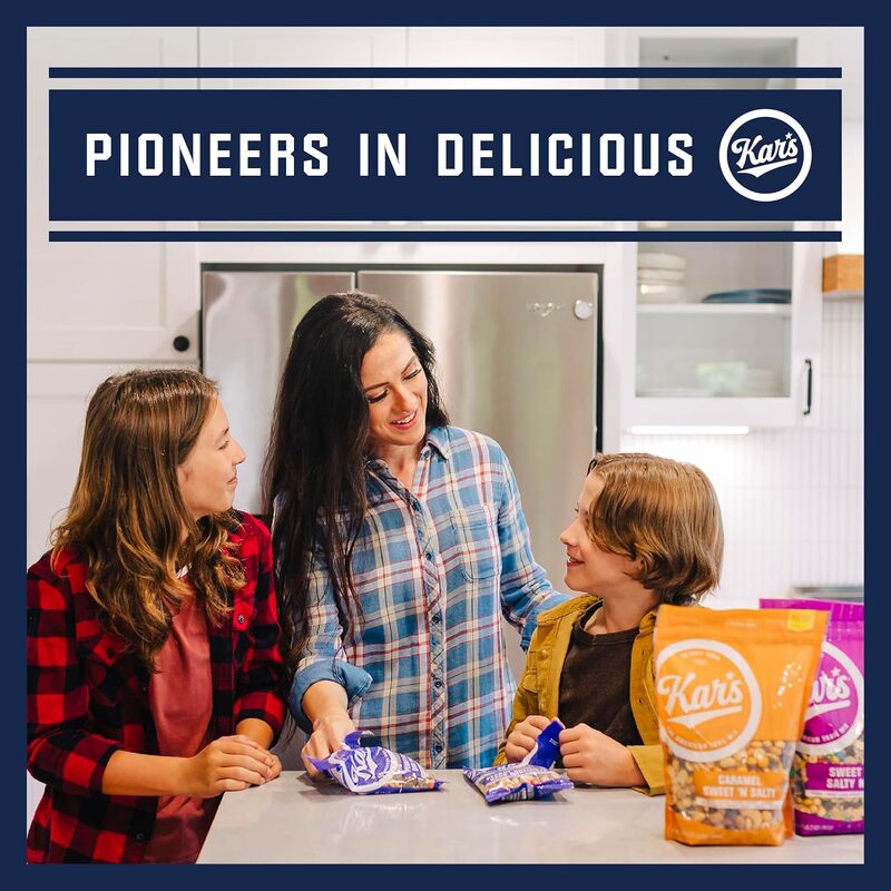 Kar’s Nuts Trail Mix Variety Pack, Pack of 24 – Yogurt Apple Nut, Mango Pineapple Mix, Sweet ‘N Spicy – Individually Wrapped, Gluten-Free