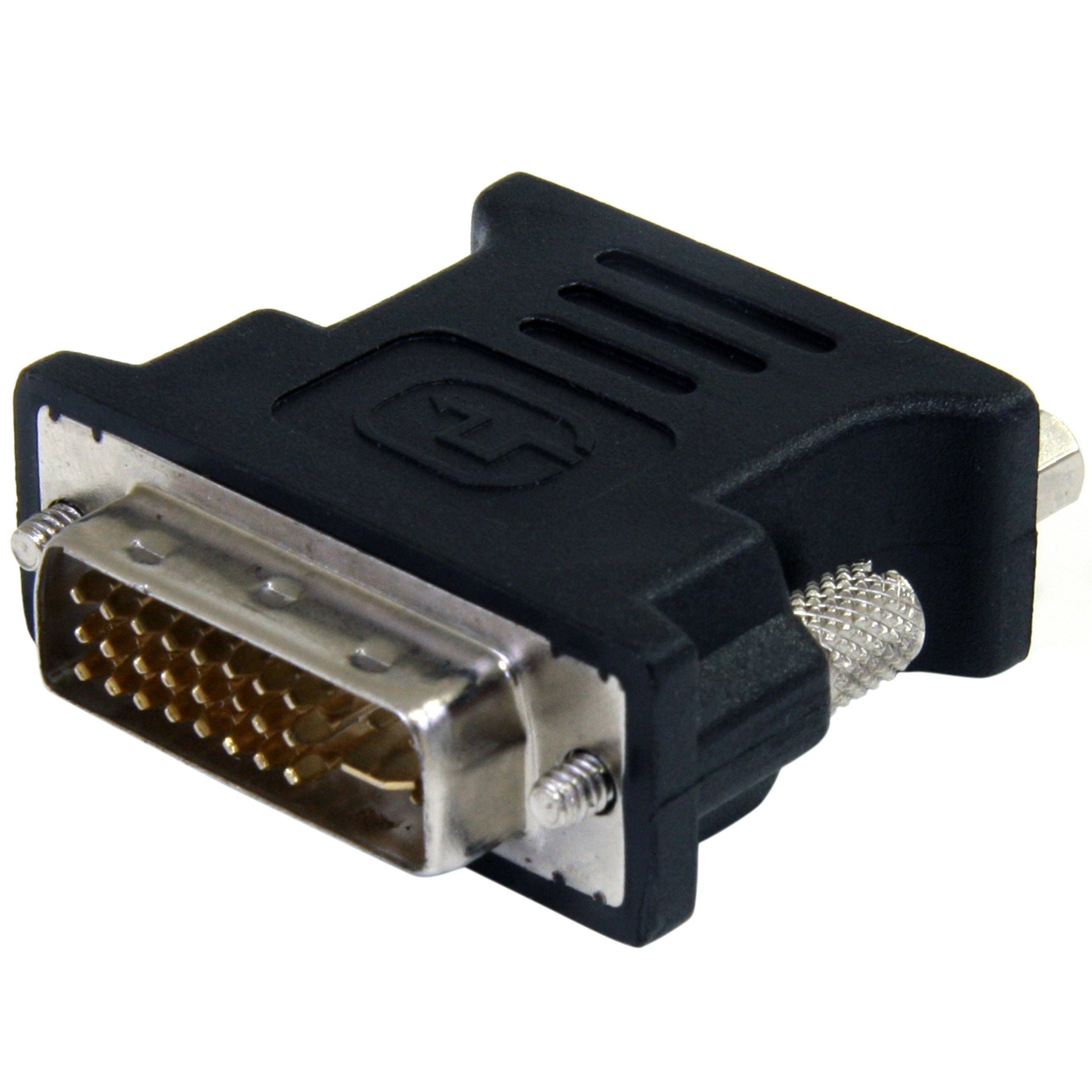StarTech.com DVI to VGA Cable Adapter - Black - M/F - DVI-I to VGA Converter Adapter (DVIVGAMFBK)