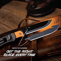 OUTDOOR EDGE 3.5" RazorLite EDC Pocket Knife with Replaceable Blades and Clip