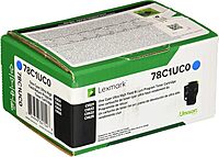 Lexmark 78C1UC0 Cyan Ultra High Yield Return Program Toner Cartridge