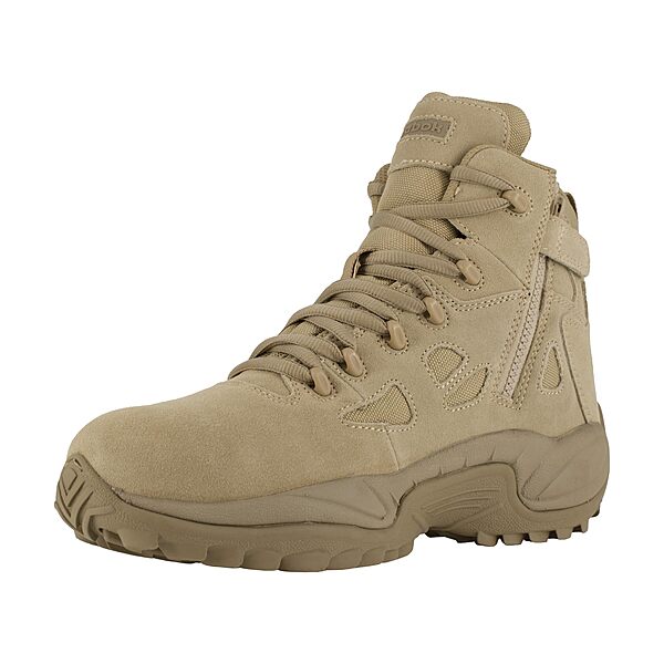 Reebok Men's RB8694 Rapid Response RB Composite Toe 6" Tactical Boot with Side Zipper
