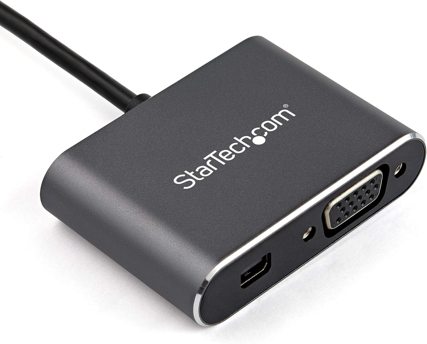 StarTech.com USB C Multiport Video Adapter - USB-C to 4K 60Hz Mini DisplayPort 1.2 or 1080p VGA Monitor Adapter