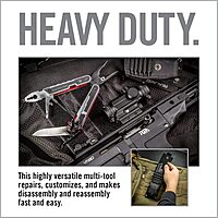 Real Avid Gun Tool Max, 37-in-1 Multitool for Gunsmithing, Includes Pliers, Wire Cutters, Knife Blade