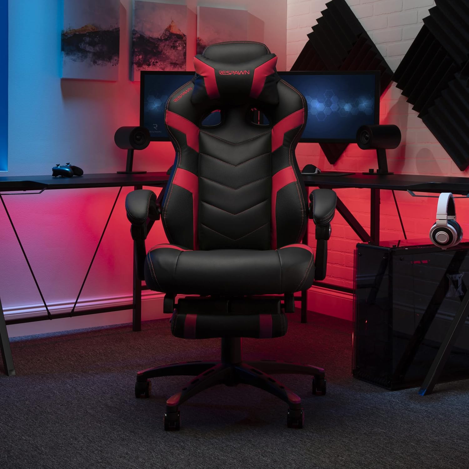 RESPAWN 110 Pro Ergonomic Gaming Chair with Footrest
