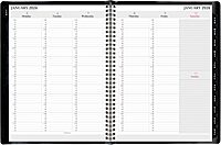 Office Depot Brand Weekly Monthly Planner, 8" x 11", Black, January 2026 to December 2026, OD71080026