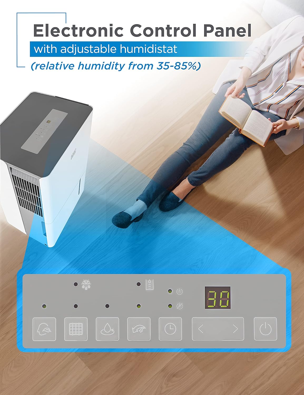 BLACK+DECKER Portable Dehumidifier, Energy Star Certified for Home and Basements