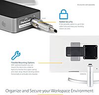 StarTech.com USB-C Dock - Dual Monitor 1080p HDMI Laptop Docking Station - 65W Power Delivery - 1x USB-C, 3x USB-A, Ethernet - Dual Video Display USB 3.1 Gen 1 Type-C Dock - Mac & Windows (DK30CHHPD)