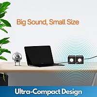 Manhattan USB Powered Stereo Speaker System - Small Size - 161435