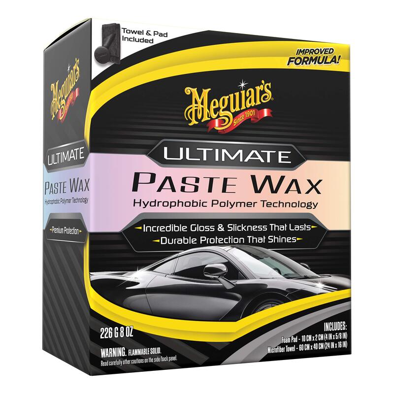 Meguiar's Ultimate Paste Wax - Premium Car Wax for a Deep, Reflective Shine Gloss with Long-Lasting Protection