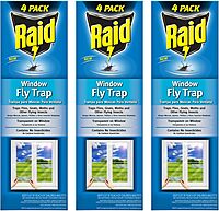 Raid Window Fly Traps, 4 Count (Pack of 4)