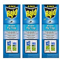 Raid Window Fly Traps, 4 Count (Pack of 4)