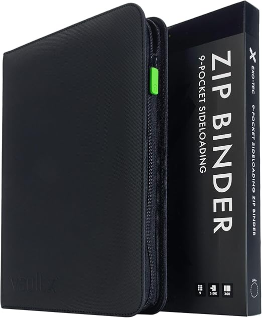 VAULT X EXO-TEC 9-POCKET ZIP BINDER (360 CARDS)