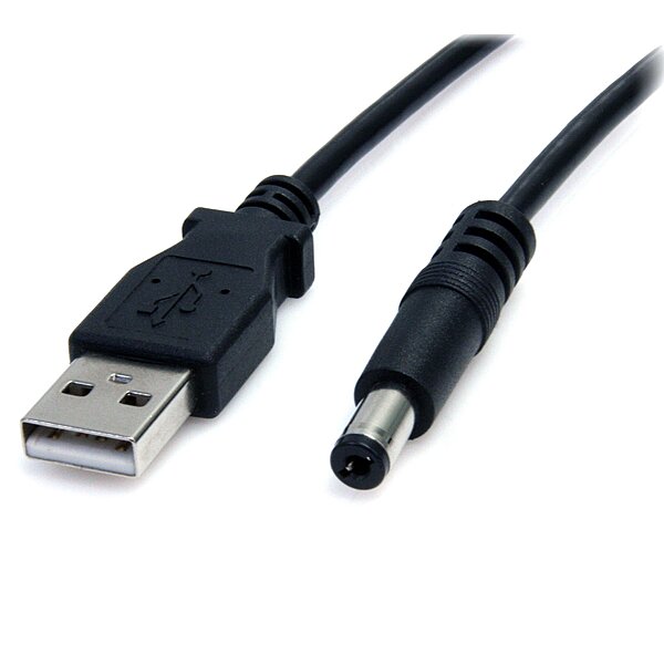 StarTech.com USB-A to Coaxial Barrel 5V Power Cable
