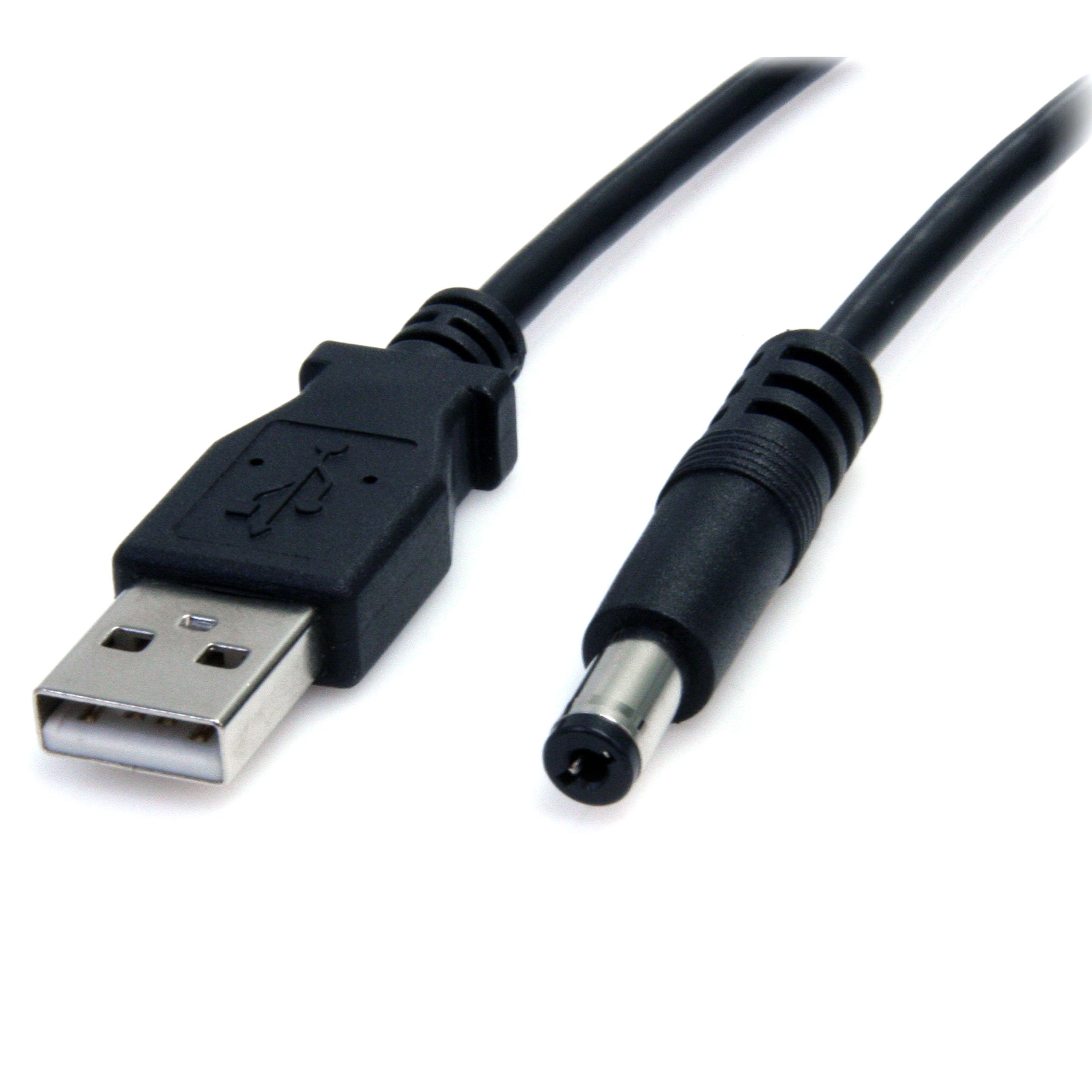 StarTech.com USB-A to Coaxial Barrel 5V Power Cable