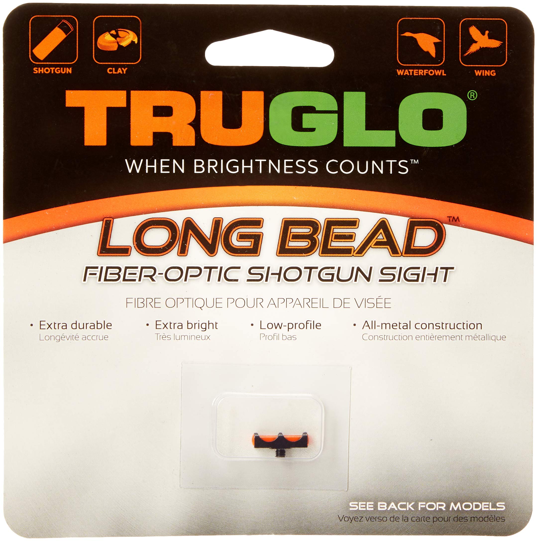 TRUGLO Long Bead Fiber Optic Sight 2.6mm Red