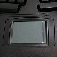 AKB-450UB - Ergonomic Keyboard with Built-in Touchpad, Wired, Multimedia Hotkeys, Split Keys Design