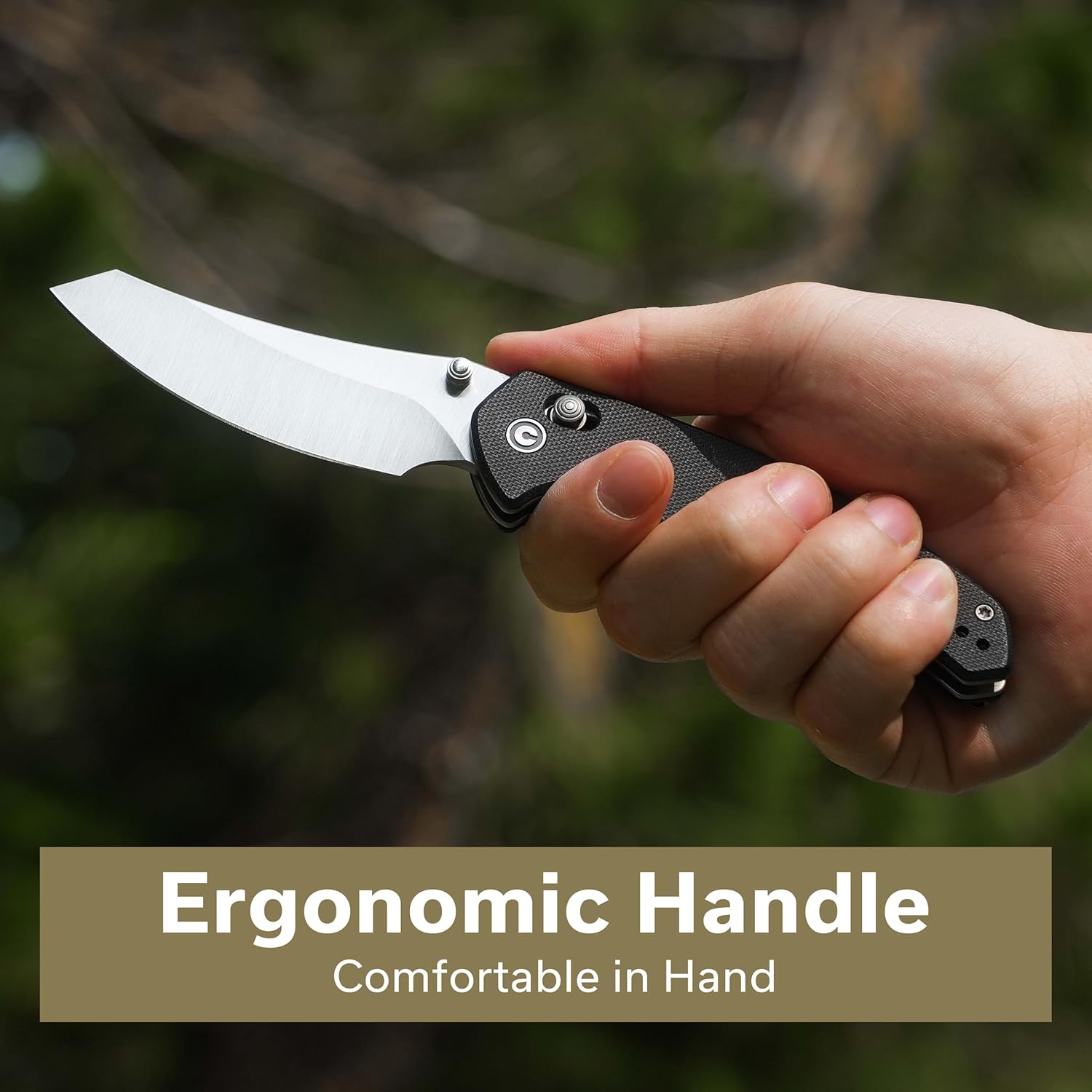 CIVIVI Sixgill Folding Pocket Knife for EDC, 3.41'' Blade