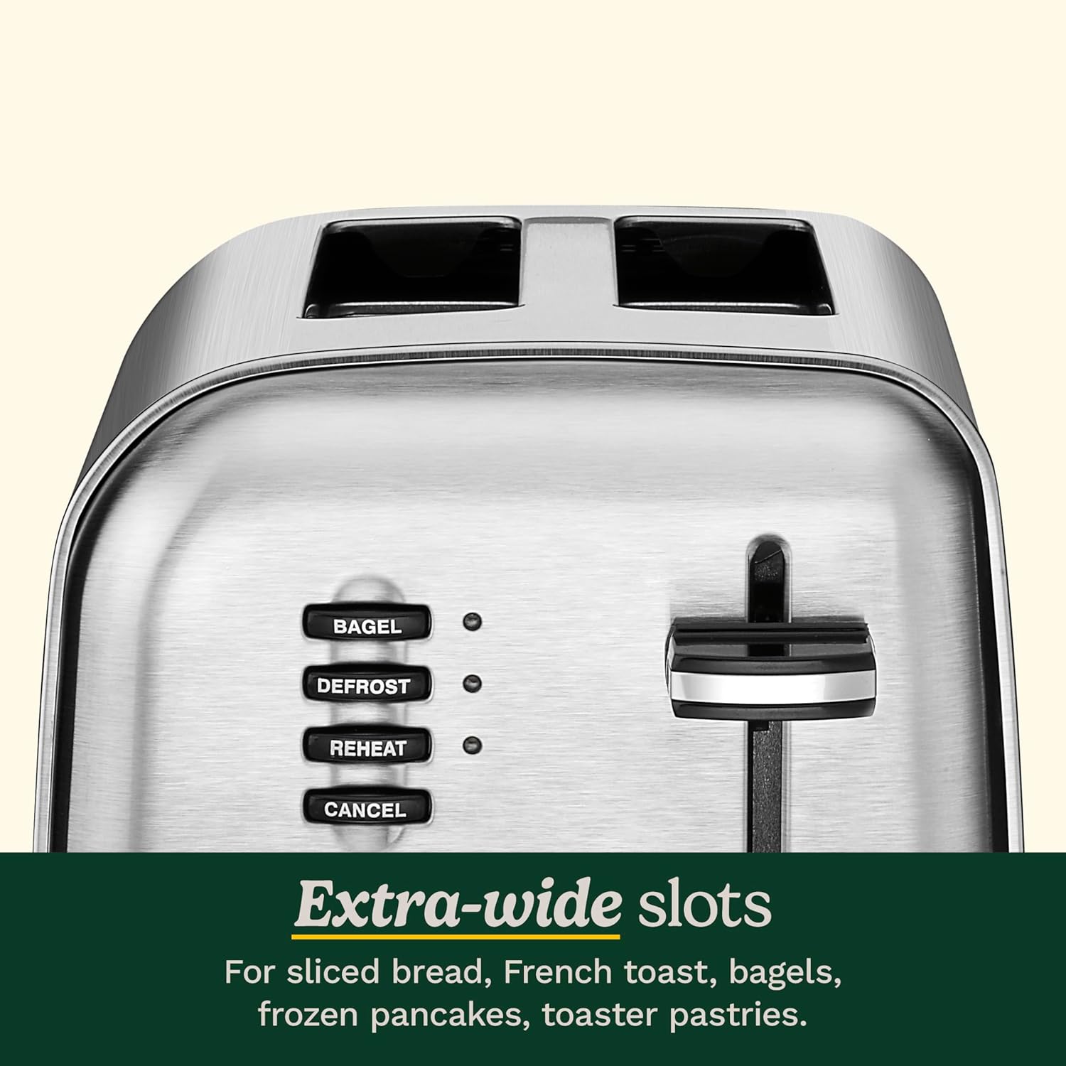 Cuisinart CPT-160 Metal Classic 2-Slice Toaster, Brushed Stainless