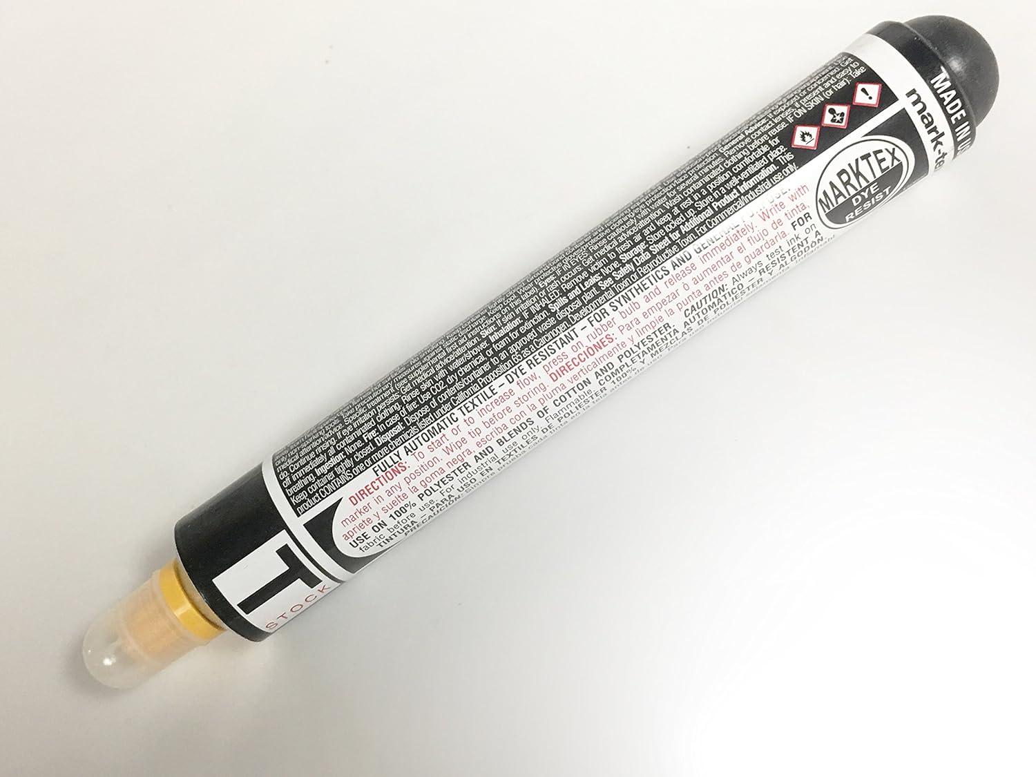 Dykem Dalo 30635 Yellow Medium Marking Pen - Tip Type: Medium 23063 [PRICE is per EACH]