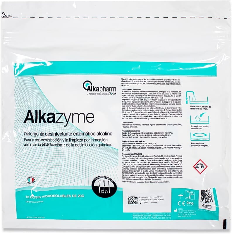 Alkazyme Detergente Desinfectante Enzimático Alcalino