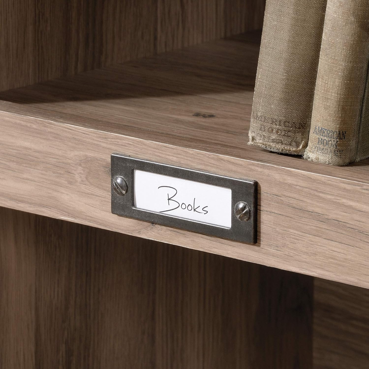 Sauder Barrister Lane Cubby Bookcase, Stylish Organization Furniture, cubby bookcase, Cube Storage Salt Oak