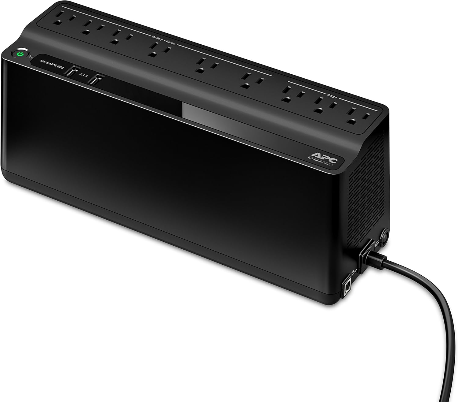 APC BR1000MS Back-UPS Pro 10-Outlet UPS, 1,000VA/600W