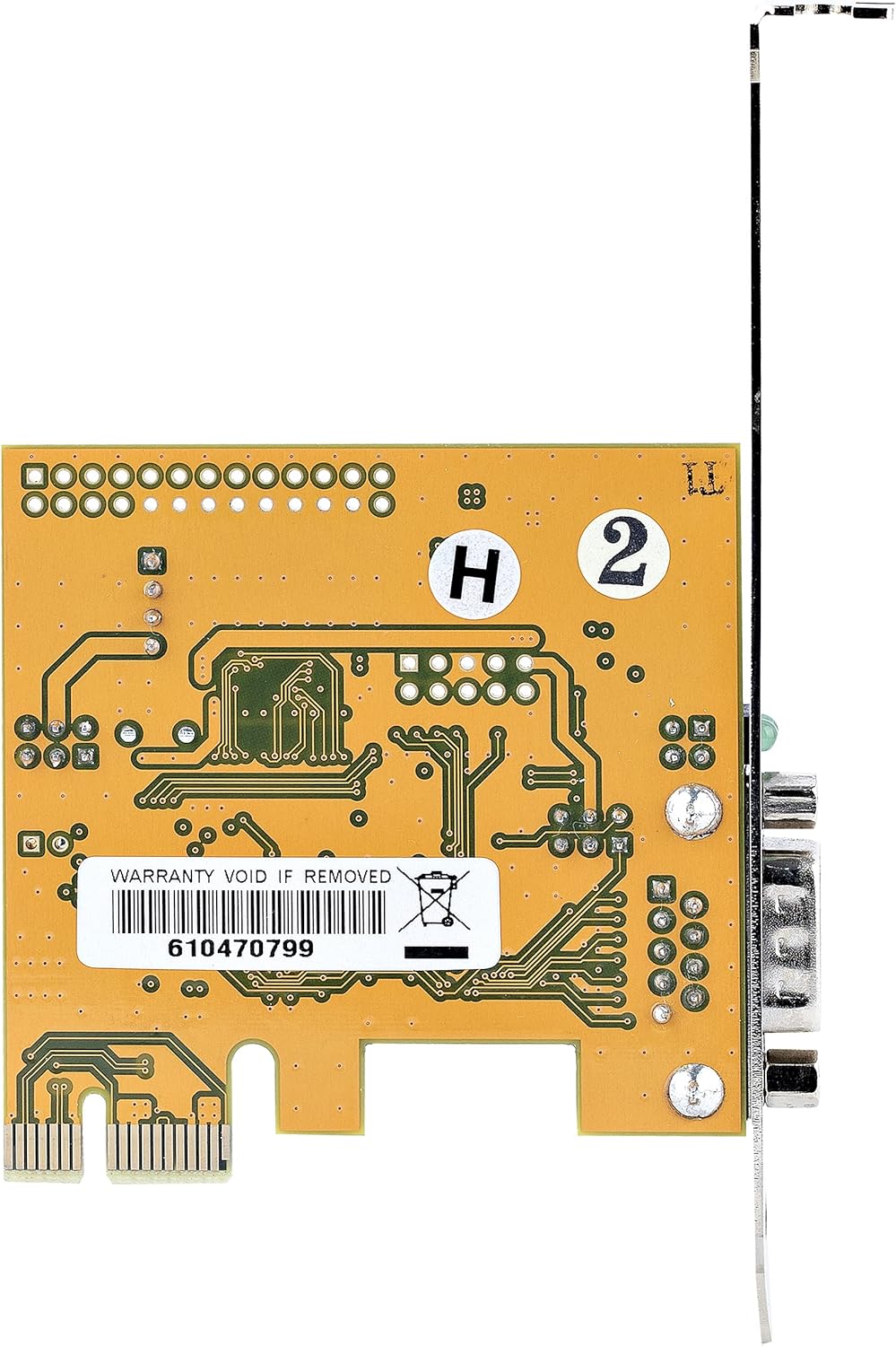StarTech.com 1-Port PCI Express Serial Card, PCIe to RS232 (DB9) Serial Interface Card, PC Serial Card, 16C1050 UART
