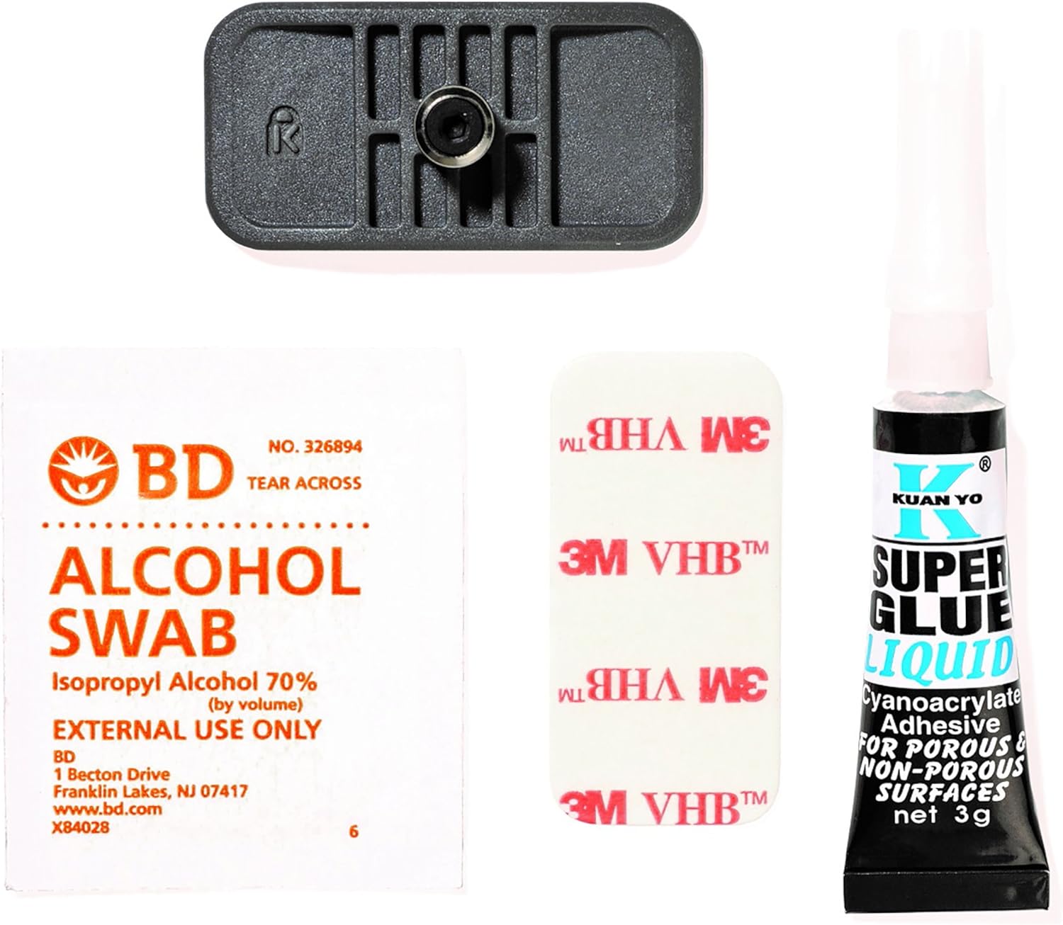 Kensington ClickSafe Security Anchor Adapter Kit for ClickSafe Cable Locks (K64931WW)