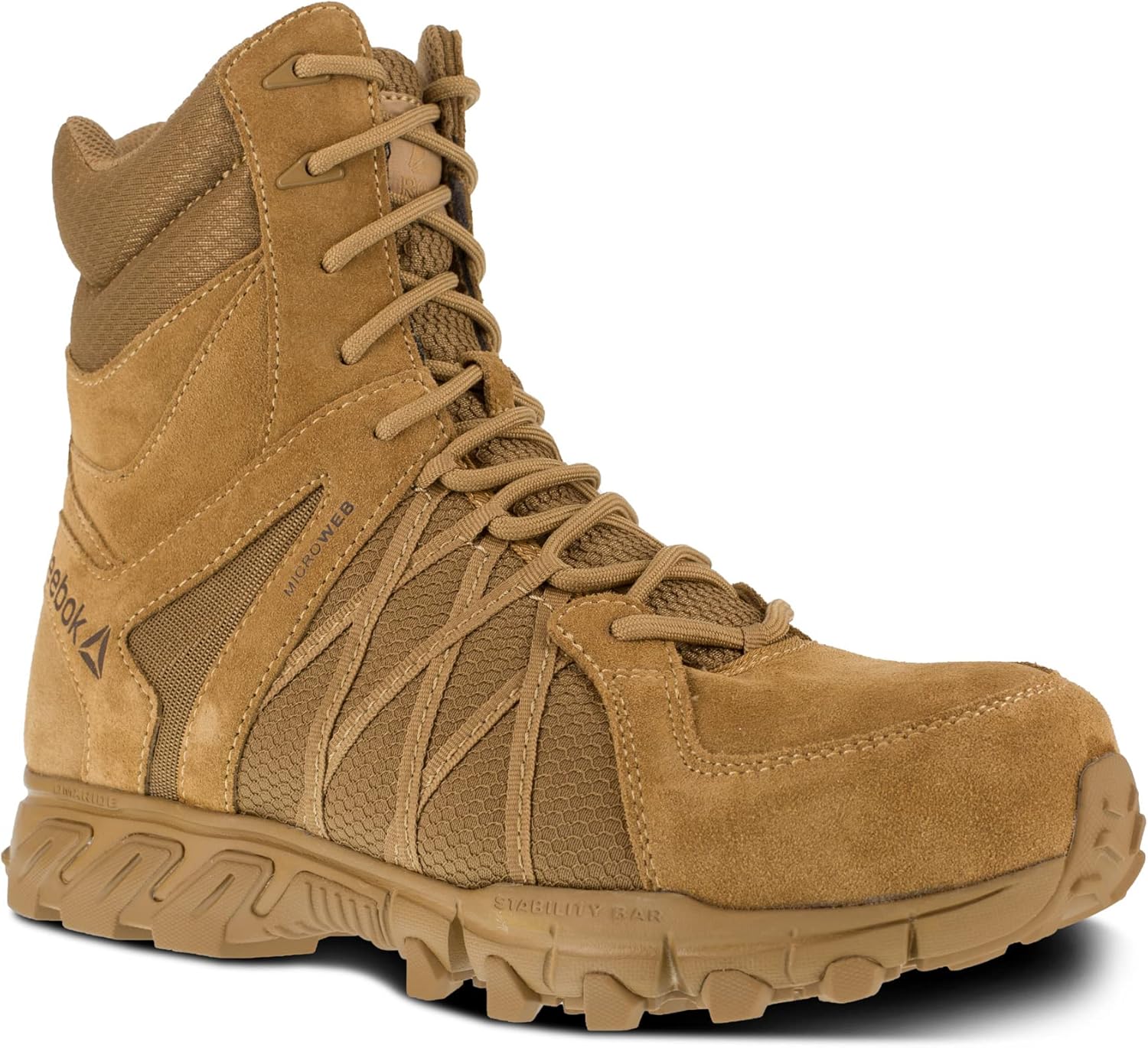 Reebok Trailgrip Tactical 8" Side Zip Boot