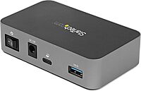 StarTech.com 4-Port USB C Hub - USB 3.2 Gen 2 (10Gbps) - 3x USB-A & 1x USB-C - Powered - Universal Power Adapter Included