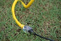 SOUTHWIRE Extra Heavy Duty 10/3 SJTW-A Extension Cord with Lighted End