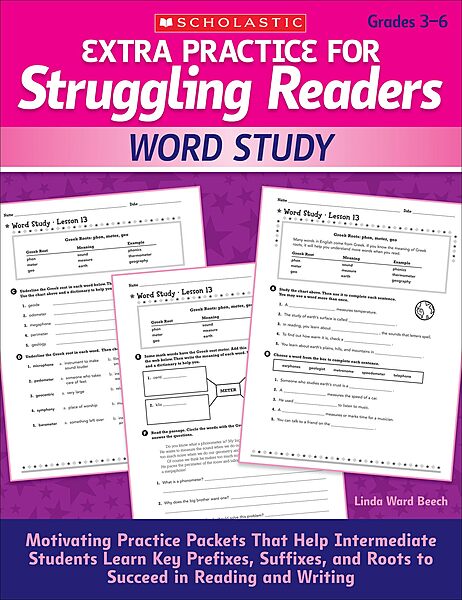 Scholastic Extra Practice For Struggling Readers: Word Study