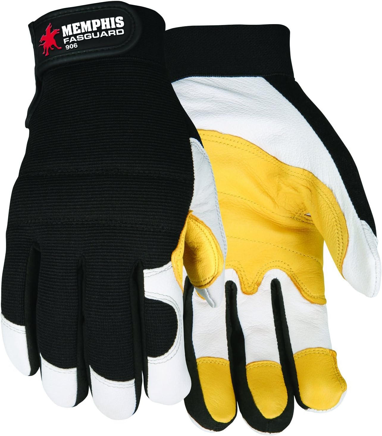 MCR SAFETY 906 Fasguard Goatskin Multi-Task Mechanics Gloves