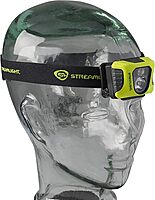 Streamlight 61436 Enduro Pro 200-Lumen USB Rechargeable LED Headlamp with Elastic Head Strap, Rubber Hard Hat Strap