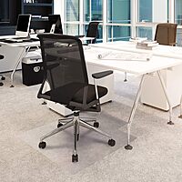 Floortex® Advantagemat® Vinyl Lipped Chair Mat for Carpets up to 3/8" - 36" x 48"