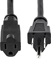 StarTech.com Power Extension Cord NEMA 5-15R to NEMA 5-15P