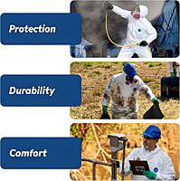 DuPont FC450SGY0002 Safespec 2.0 5.4 mil Tyvek FC Disposable Shoe Cover with Elastic Closure, 17-1/2'' One Size Fits All