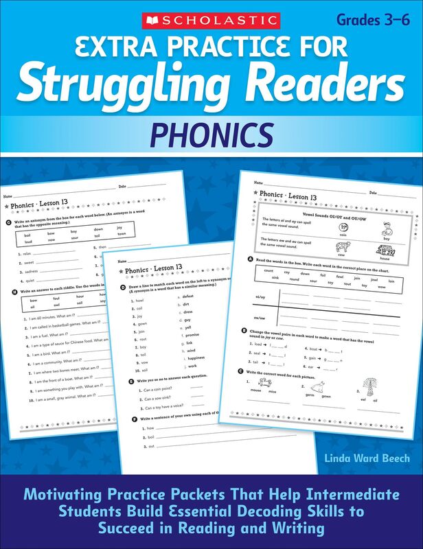 Extra Practice for Struggling Readers: Phonics: Motivating Practice Packets That Help Intermediate Students Build Essential Decoding Skills to Succeed in Reading and Writing