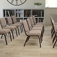 FLASH FURNITURE HERCULES Series 21"W Stacking Church Chair