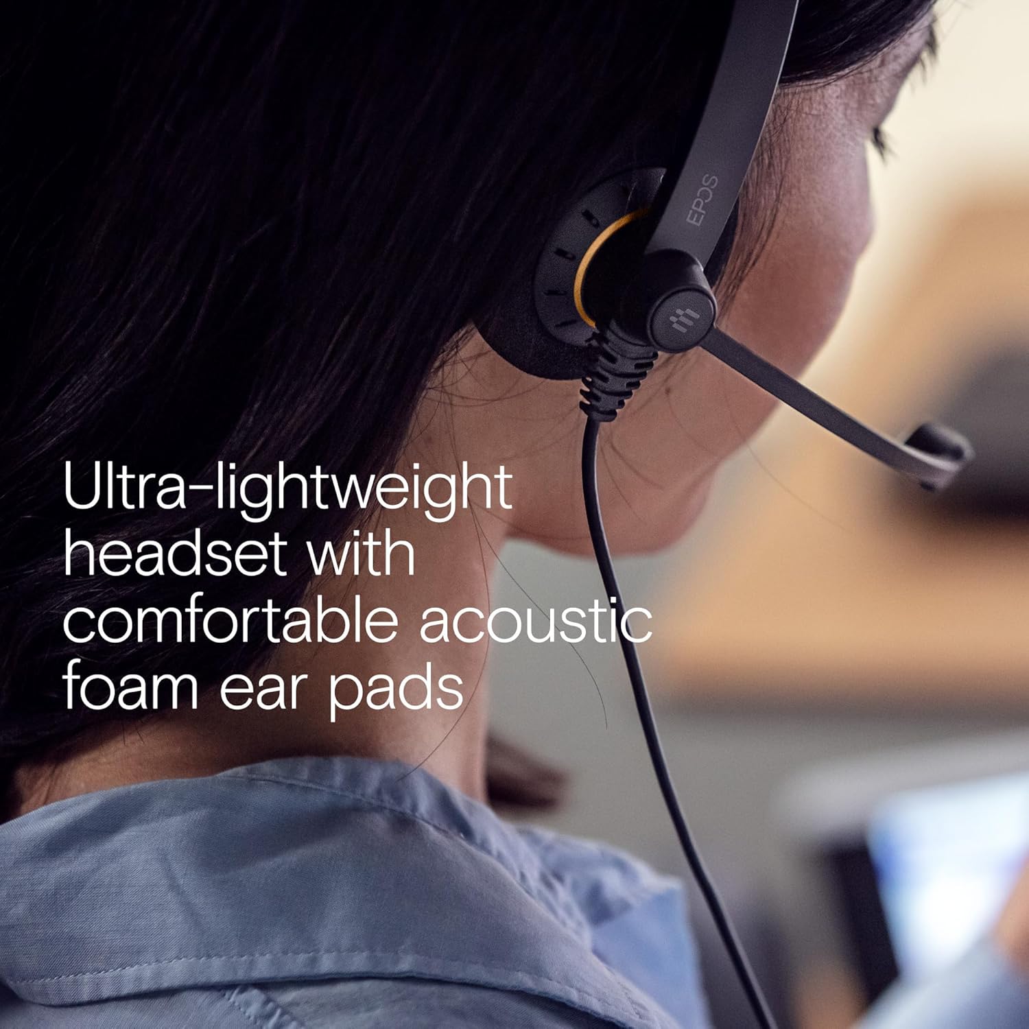 EPOS Sennheiser Consumer Audio SC 60 USB ML (504547) - Double-Sided Business Headset | For Skype for Business | with HD