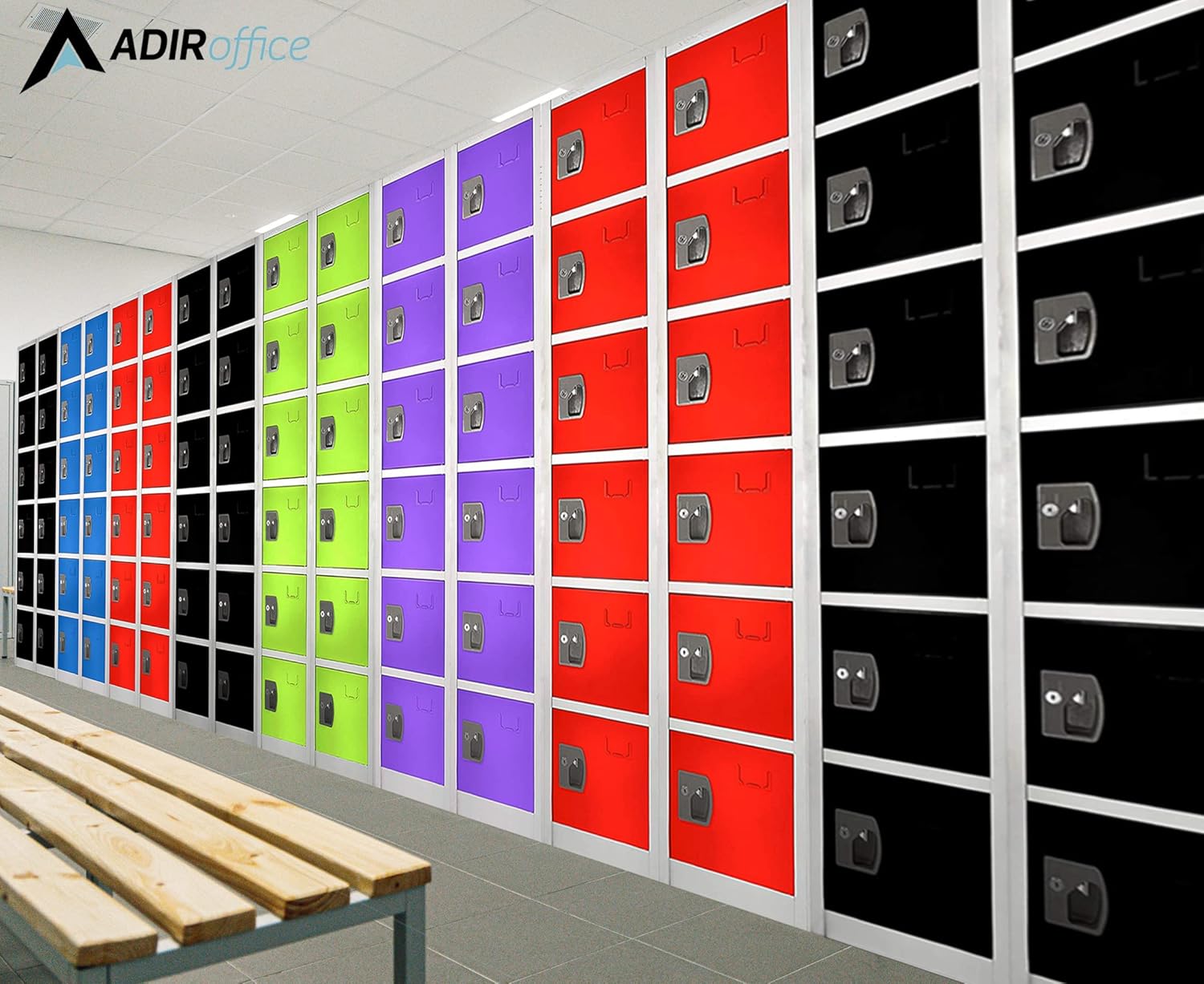 AdirOffice 6-Door Steel Locker