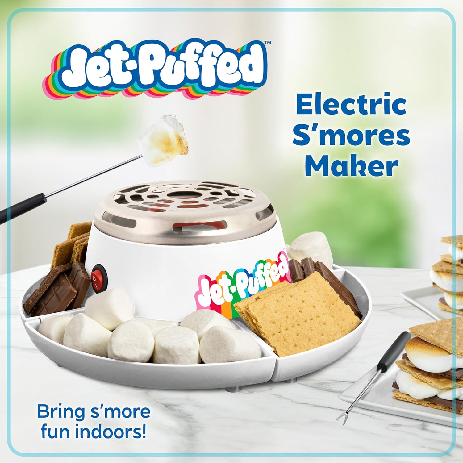 NOSTALGIA Tabletop Indoor Electric S'mores Maker